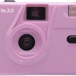 Appareil photo argentique 35 mm réutilisable m35, mise au point fixe et grand