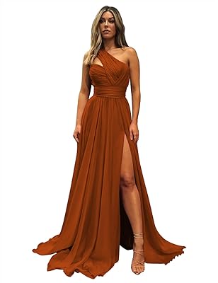 Robes de soirée de remise de diplôme pour femmes, asymétrique épaule dénudée