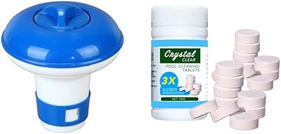 Flotteur de nettoyage de piscine morelian avec comprimés de purification kit distributeur