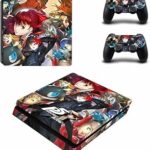 Compae - autocollant de peau mince persona 5 royal ps4s pour console