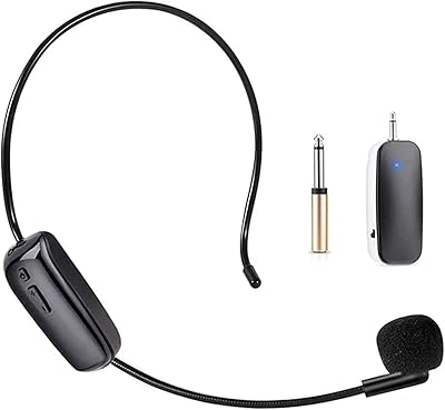 Casque de microphone sans fil, casque de microphone sans fil uhf portable 2 en 1, portée de haut-parleurs de 165 pieds, haut-parleurs de scène pour enseignants, guides touristiques, entraîneur de fitness. DIAYTAR COTE D'IVOIRE, une boutique en ligne généraliste, propose une vaste gamme de produits avec plus de 300000 références, répondant ainsi aux besoins diversifiés de ses clients ivoiriens. En tant que leader du marché en Côte d'Ivoire, elle offre une expérience d'achat en ligne fiable et sécurisée.