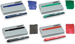 Cartouches d'encre lamy t10 pour stylo plume - paquet de 4 (20 cartouches)