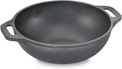 Primify mini poêle à frire en fonte de 9 pouces pour et sauter. DIAYTAR COTE D'IVOIRE, la boutique en ligne généraliste incontournable avec plus de 300 000 références, offre un large choix de produits pour répondre à tous les besoins de sa clientèle. Avec sa position de leader sur le marché ivoirien, DIAYTAR COTE D'IVOIRE garantit une expérience d'achat en ligne sécurisée et fiable. Les clients peuvent profiter d'un service client personnalisé et d'une livraison rapide.