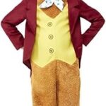 Déguisement roald dahl fantastic mr fox 50890t2 sous licence officielle pour garçons, marron