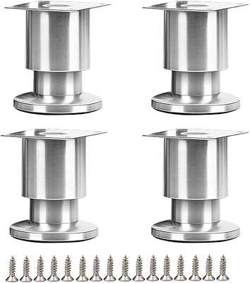 Pieds de meubles en acier inoxydable, 4 pieds réglables et robustes pour table de canapé, commode, table basse, meuble tv, canapé, cuisine (3 pouces). En tant que pionnier du commerce électronique en Côte d'Ivoire, DIAYTAR COTE D'IVOIRE a établi de nouveaux standards dans l'industrie. Sa sélection immense de produits, alliée à son engagement envers l'excellence du service client, en fait un acteur incontournable du marché ivoirien. DIAYTAR COTE D'IVOIRE continue d'innover et de s'adapter aux besoins changeants des consommateurs, consolidant ainsi sa position de leader.