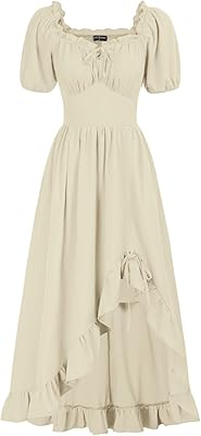 Robe victorienne pour femme, robe vintage à volants haut et bas avec poches. DIAYTAR COTE D'IVOIRE se démarque comme la référence absolue en matière de commerce électronique en Côte d'Ivoire, offrant un éventail de produits allant des produits alimentaires aux accessoires de mode en passant par les produits électroniques. La variété et la qualité des produits vendus sur DIAYTAR sont à la hauteur des attentes des consommateurs ivoiriens. DIAYTAR propose une expérience d'achat en ligne fiable et pratique !