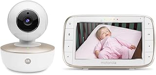 Moniteur bébé motorola - moniteur vidéo wifi vm855-5 avec caméra et support pour berceau, hd 720p - se connecte à l'application pour smartphone, portée de 1 000 pieds, audio bidirectionnel, panoramique-inclinaison à distance, zoom numérique, température ambiante, musique. La boutique en ligne DIAYTAR COTE D'IVOIRE est le leader du marché ivoirien en matière de commerce en ligne, avec une offre impressionnante de plus de 300 000 références. Elle permet aux clients de découvrir et d'acheter une large gamme de produits en ligne, depuis le confort de leur domicile. La boutique offre une expérience d'achat sécurisée et fiable.