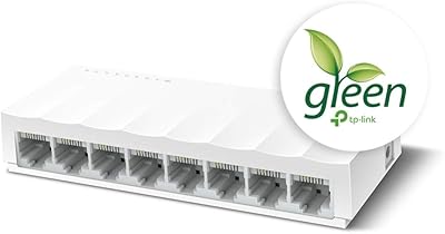 Tp-link ls1008 support de bureau/mural hub de commutation réseau 10/100 mbps, hub ethernet
