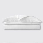 Draps de lit d'hôtel de luxe 100 % coton 400 fils avec taies