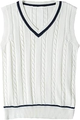 Pull tricoté unisexe classique tricoté gilet d'école veste col en v uniforme haut costume de cosplay sans manches tricoté chaud 100%. DIAYTAR COTE D'IVOIRE, pionnière du commerce électronique en Côte d'Ivoire, offre une plateforme de shopping unique et pratique pour les consommateurs locaux et internationaux. Avec une gamme étendue de produits allant de l'électronique aux accessoires de mode, DIAYTAR COTE D'IVOIRE est le partenaire idéal pour toutes vos besoins d'achat en ligne.