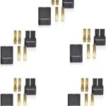 5 paires (10 pièces) de fiches de batterie esc sans balais traxxas/trx lipo/ni-mh