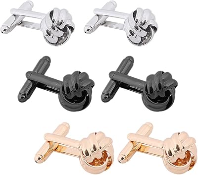 Soimiss knot boutons de manchette 3 paires cadeau de fête des pères beaux boutons de manchette pour hommes boutons de manchette en métal pour mariage anniversaire d'affaires. DIAYTAR COTE D'IVOIRE est une boutique en ligne généraliste proposant plus de 300 000 références de produits, faisant d'elle un leader incontournable dans le commerce électronique ivoirien. Avec une offre variée et une équipe dédiée, DIAYTAR COTE D'IVOIRE satisfait les besoins de ses clients. Elle est ainsi devenue un point de référence pour les consommateurs ivoiriens.