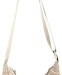 Petit sac bandoulière en nylon avec motif croissant pour femmes et hommes, sac