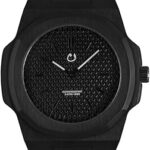 Montre unisexe noon mont black avec bracelet interchangeable en acier inoxydable avec bracelet