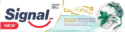 Dentifrice signal complete 8 nature elements deep clean et haleine fraîche 12 heures