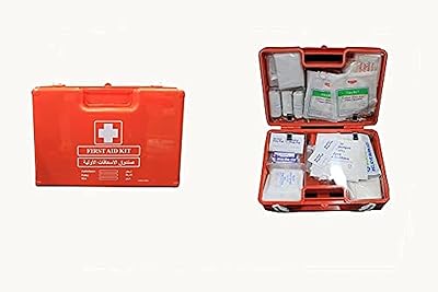 Premiers secours k-it abs robuste en plastique avec support mural modèle - hfa012