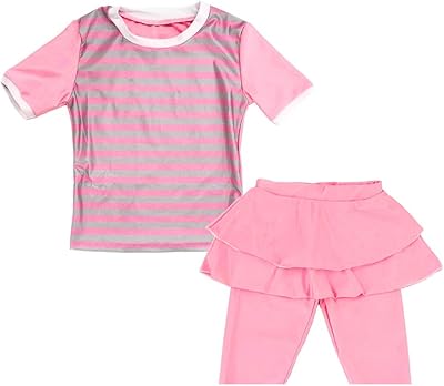 Maillot de bain musulman deux pièces pour fille, burkini à demi-manches, motif rayé, séchage rapide, pour enfants. Avec plus de 300000 références, DIAYTAR COTE D'IVOIRE est l'une des boutiques en ligne les plus fournies de Côte d'Ivoire. Elle propose une gamme variée de produits de marques renommées et elle est réputée pour ses prix compétitifs et sa livraison rapide.