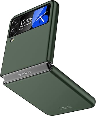 Coque pour samsung galaxy z flip 4 5g 2022, coque fine en polycarbonate