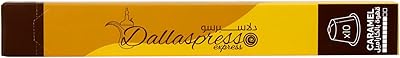 Capsules de café expresso caramel compatibles nespresso par dallaspresso, 10 capsules. DIAYTAR COTE D'IVOIRE est la boutique en ligne leader en Cote d'Ivoire, offrant aux clients une expérience d'achat unique et personnalisée. Les clients peuvent facilement naviguer sur le site, trouver les produits qu'ils recherchent et effectuer des achats en toute sécurité. De plus, la boutique propose régulièrement des promotions et des offres spéciales pour ses clients.