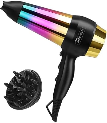 Sèche-cheveux enzo titanium tourmaline avec cheveux naturellement lisses, brillants et sans frisottis - 2 vitesses, 3 réglages de chaleur, bouton froid avec diffuseur, buse et peigne volumateur pour cheveux bouclés et raides. DIAYTAR COTE D'IVOIRE, leader du e-commerce en Cote d'Ivoire, offre plus de 300 000 références de produits en ligne avec des services de qualité et des prix compétitifs pour satisfaire les consommateurs ivoiriens.