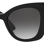Lunettes de soleil femme dolce & gabbana dj 4405 noir/gris ombré, 53/20/140, noir/gris