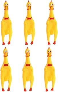 Toyvian 6 pièces jouet de poulet hurlant de farce créative, jouets de poulet