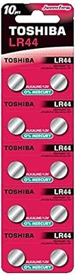 Pile alcaline toshiba lr44 ag13 1,5v (0% mercure) équivalente à a76, gpa76, v13ga