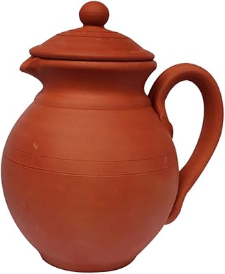 Pichet à eau / pichet / pots à boire village deco en terre cuite (1,5 l (1500 ml)). DIAYTAR COTE D'IVOIRE est une boutique en ligne généraliste qui propose plus de 300000 références de produits variés, faisant d'elle le leader du e-commerce en Côte d'Ivoire. Avec une grande sélection de produits, les clients peuvent trouver tout ce qu'ils recherchent en un seul endroit. La boutique en ligne est facile à utiliser et offre une expérience de shopping en ligne sécurisée.