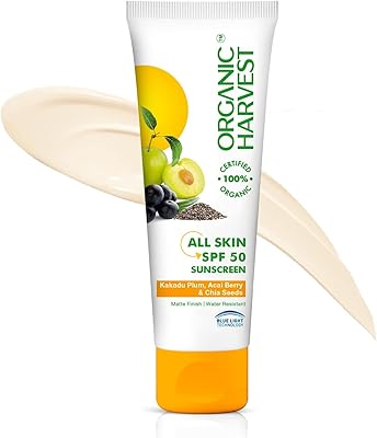 Crème solaire biologique pour tous types de peau spf 50, 100 g