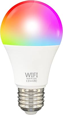 Graflsoa ty009 ampoule led wifi intelligente rvb c couleur compatible avec alexa google