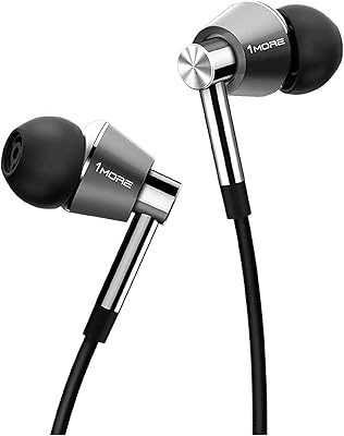 Écouteurs one more tri-ear casque haute résolution avec microphones mis télécommande intégrée hd