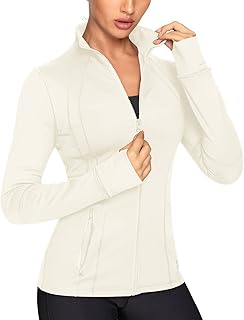 Vestes de sport de course à pied, en coton doux, avec fermeture éclair