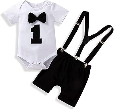 Costume 1er anniversaire de bébé garçon costume de gâteau écrasé pour barboteuse. La boutique en ligne DIAYTAR COTE D'IVOIRE se distingue par sa large offre de produits et son engagement à offrir un service client de haute qualité. Elle propose une expérience d'achat en ligne sécurisée et pratique, avec des options de paiement variées et une livraison rapide.