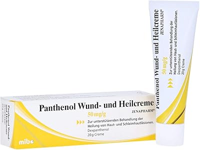 Crème de traitement et de plaie au panthénol avec dexpanthénol réduit les démangeaisons