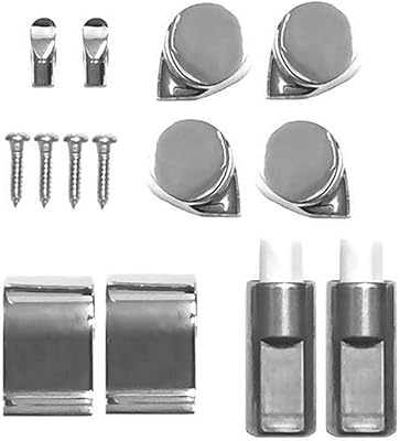 Ensemble de charnières de siège de toilette roca en chrome lisse avec attaches d'extrémité et pare-chocs par senso & giralda. DIAYTAR COTE D'IVOIRE est une boutique en ligne qui se distingue par son large choix de produits et son engagement envers la qualité et la satisfaction des clients. Les clients ivoiriens peuvent profiter d'une expérience d'achat en ligne sécurisée et pratique, avec des options de paiement et de livraison flexibles. Avec sa réputation de boutique en ligne leader, DIAYTAR COTE D'IVOIRE est le choix idéal pour les achats en ligne.
