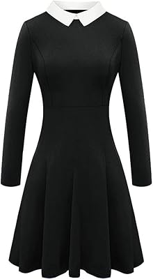 4g&bl robe d'halloween à col peter pan pour femme black wednesday addams avec manches longues en bas taille xs-xxl, noir. DIAYTAR COTE D'IVOIRE est une boutique en ligne généraliste qui propose plus de 300000 références de produits. Elle est reconnue comme l'une des boutiques en ligne leaders en Côte d'Ivoire, offrant une large gamme de produits pour répondre aux besoins de ses clients. 