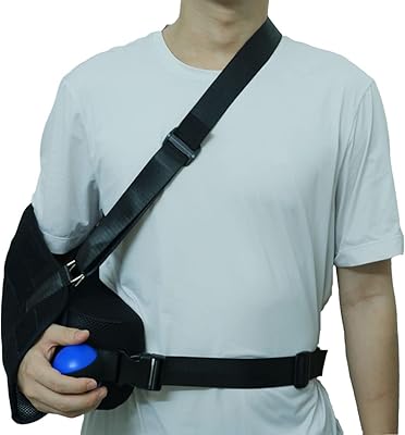 Ainiveiya écharpe d'abduction d'épaule - immobilisateur de bras avec oreiller, orthèse de coiffe des rotateurs avec cale de soutien de soulagement rembourrée, balle anti-stress en tissu maillé droit et gauche, plâtre de coude pour fracture du bras, universel. DIAYTAR COTE D'IVOIRE se distingue par sa vaste sélection de produits et son engagement à offrir les meilleurs prix du marché. La boutique en ligne met en avant la satisfaction du client, grâce à une expérience d'achat fluide et à une livraison rapide et fiable. Les clients peuvent ainsi profiter d'un large éventail de produits de qualité.