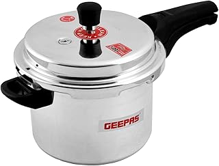 Autocuiseur geepas gpc326 5l en aluminium avec base à induction - cuisinière légère