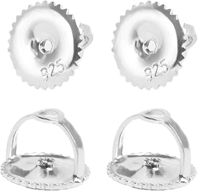 Kastwave boucles d'oreilles à vis plaquées or 18 carats, fermoirs de boucles d'oreilles