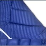 Housse de matelas en matériau sleepwell doux, tissu, bleu...