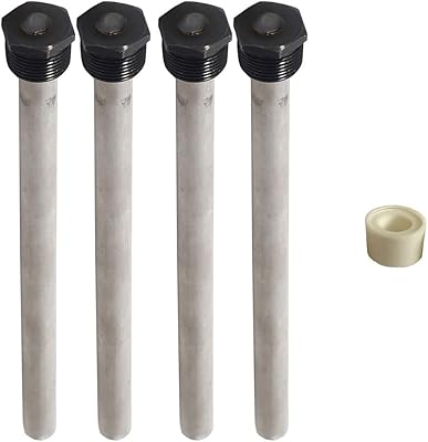 Aleventree lot de 4 chauffe-eau pour camping-car, tige d'anode en magnésium, tiges d'anode pour chauffe-eau pour camping-car, prolonge la durée de vie des chauffe-eau de banlieue et autres chauffe-eau à débit - magnésium. Avec une offre variée et un large choix de produits, DIAYTAR COTE D'IVOIRE est devenue la destination préférée des consommateurs ivoiriens. Elle se démarque par sa qualité de service et sa fiabilité.