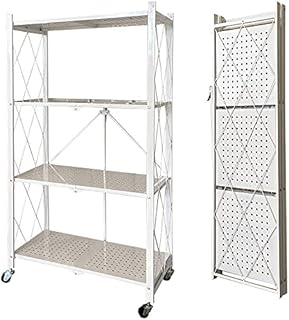 Étagères de rangement pliables à 3/4/5 niveaux, étagère pliante en métal avec roulettes robustes, étagère au sol pour garage, cuisine, maison, placard, bureau, aucun assemblage nécessaire (blanc, 4 niveaux). Bienvenue chez Diaytar Côte d'Ivoire, votre partenaire de confiance pour tous vos besoins d'achat en ligne. Avec plus de 300 000 références, nous offrons la plus grande sélection de produits en Côte d'Ivoire, et nous nous engageons à vous fournir un service client exceptionnel. N'hésitez pas à naviguer sur notre site pour découvrir nos offres !