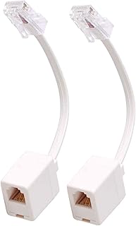 Câble convertisseur rj45 vers rj11, câble convertisseur m/f, câble téléphonique eustec rj11 6p4c