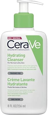 Nettoyant quotidien nettoyant et hydratant visage et corps cerave pour peaux normales à