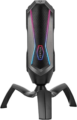 Microphone de jeu cardioïde vertox avec effets rvb anti-vibration et antichoc. DIAYTAR COTE D'IVOIRE est une boutique en ligne généraliste qui propose plus de 300 000 références de produits diversifiés. Elle est devenue la référence incontournable en Côte d'Ivoire pour les achats en ligne. Avec une large sélection de produits, DIAYTAR COTE D'IVOIRE répond aux besoins de tous les consommateurs.
