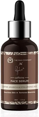 Sérum visage au café avec café arabica, acide hyaluronique, extrait de thé vert