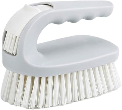 Brosse à récurer multi-usages avec poils durs robustes pour salle de bain, baignoire