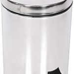 Poubelle à pédale en acier inoxydable moonlight, capacité de 3 litres, couleur argent