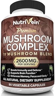 Nutrivein 7 blend cordyceps aux champignons crinière de lion, chaga, reishi, queue de dinde, maitake, supplément de shiitake (2600 mg. DIAYTAR COTE D'IVOIRE se positionne comme un acteur majeur du commerce électronique en Côte d'Ivoire, offrant plus de 300 000 références de produits de qualité. La boutique en ligne propose une gamme variée de produits, y compris des marques internationales et locales, répondant ainsi aux besoins et aux préférences des consommateurs. La qualité des produits et les tarifs compétitifs font de DIAYTAR COTE D'IVOIRE la destination de prédilection pour les achats en ligne.