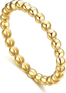 Bague empilable fusamk en acier inoxydable or 18 carats 2 mm. DIAYTAR COTE D'IVOIRE se positionne comme un partenaire de confiance pour les consommateurs ivoiriens, en leur offrant une gamme de produits de haute qualité et des services client de premier plan. La boutique travaille sans relâche pour améliorer continuellement son offre et ses services, afin de répondre aux besoins changeants de ses clients et de rester à la pointe du e-commerce en Côte d'Ivoire.